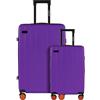 ETERNITIVE - JOY Valigia | Valigia Rigida in ABS | Trolley con Lucchetto TSA | Bagaglio con 4 Doppie Ruote a 360°