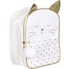 THE CONCEPT FACTORY Concept Factory VO1420 - Zaino con gatto bianco, per il tempo libero e bagaglio