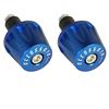 ACCOSSATO Coppia di contrappesi Accossato blu per manubri con foro interno Ø da 12mm a 20mm per Yamaha R6 dal 2006 al 2019 (CC 600)