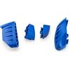 Puig 20872A protezioni motore Pro 2.0 in poliammide con zone elastomeriche e design aerodinamico per protezione avanzata, Blu