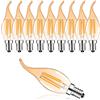 Suncan Confezione da 10 lampadine a LED C35, 4 W, dimmerabili, 2700 K, luce bianca calda, 360 Lumen