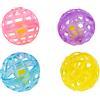 zooplus Basics Gioco per gatti Palline con campanellino - 4 pz.