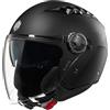 ILM Casco Scooter Jet Moto Aperto Uomo Donna Omologato ECE22.06 con Doppia Visiera Lunga Vintage Leggero Modello HS399,Nero Opaco,Taglia L