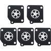 Haishine 5Pc Kit diaframma misuratore carburatore per Echo A015010 ZAMA C1U C1Q Ricostruzione carburatore