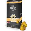 Der-Franz Capsule di caffè compatibili Nespresso, 1 x 10 Capsule, aromatizzato all'aroma Vaniglia