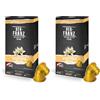 Der-Franz Capsule di caffè compatibili Nespresso, 1 x 10 Capsule, aromatizzato all'aroma Vaniglia (Confezione da 2)