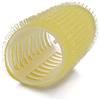 PONIK'S PROFESSIONAL Bigodini per capelli piccoli, 32 mm, set da 12 pezzi e piccoli bigodini per capelli corti, autoadesivi, per riccioli senza calore, giallo