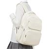 HYC00 Zaino Medie Ragazza Casual Zaino Scuola Superiore Ragazza Ragazzo Zainetto Universita Donna Casual Daypack Backpack Zaini Scolastici Leggero Zaini per la Scuola per Lavoro Viaggio Bookbag,Bianco