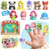 Oriate Bambole da dito, giocattolo per bambini, con custodia, 12 m + 10 pezzi