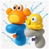 AptoFun Pistola ad acqua per bambini, set da 2, pistola a spruzzo da 80 ml, per ragazzi e ragazze, portata 2-6 m, materiale ABS, giocattolo da bagno per giardino, spiaggia e vasca da bagno (granchio e polpo)