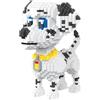 alltogetho Mini giocattolo a forma di animale domestico dalmata, ideale come regalo per festival, articolo decorativo e giocattolo educativo, design adorabile e divertente per la decorazione della