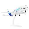 QIYUMOKE 1/300 A330 Beluga XL1 Modellino di aereo in metallo pressofuso con supporto (7,7 pollici) per Airbus a330-743L Super Transport Beluga modelli aerei da collezione per appassionati di