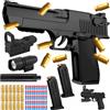 TaimeiMao Pistola Giocattolo Realistica, Pistole Giocattolo di Schiuma Blaster a Proiettile Morbido, Soft Bullet Toy Gun Desert Eagle per il Gioco All'interno e All'aperto, Regali di Compleanno per 14+