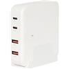 BE MIX, HT0150, Stazione di Carica da Scrivania 70W 2Xusb 2Xtype C, Potenza di Carica Impressionante, Versatilità con 2 Porte USB e 2 Porte Type-C, Sicurezza Massima, Facilità d'Uso