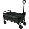JE CHERCHE UNE IDEE Je CHERCHE Une IDÉE, DI7840, Trolley Pieghevole 72x46x92 cm, Portata 65 kg, Ideale per Spesa e Picnic, Design ergonomico, Ruote Robuste, Colore Nero