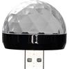 PARTY TIME,LA10482, Palla Disco USB Multicolore, : Accessorio per Feste per Piccoli e Grandi, Facile da Pulire, Dimensioni : 4.1 cm, Presa USB, Materiale PVC