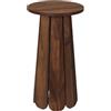 HOME DECO FACTORY, HD0350, tavolino D30 cm, modello Will, collezione Softness, mobili, tavolo e scrivania, console e cuscino, 30x55x30 cm, marrone