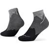 Buff| Calzini LW Merino Wool Quarter, Leggero, escursionismo, forza naturale, comfort, ammortizzazione, L, Nero