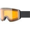 Uvex scenic LG, maschera da sci Unisex adulto, black matt/yellow, one size
