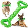 Yes4Quality - Giocattolo da masticare per cani - 33 cm, verde - Giocattolo a forma di osso resistente per masticatori aggressivi - Giocattolo di arricchimento mentale per tenere occupati i cani