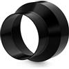 Riduttore per condotto rotondo da 150 mm a 100 mm, connettore di riduzione per tubo da 6 a 4 pollici con clip per tubi in acciaio inossidabile (91-114 mm, 141-165 mm), adattatore