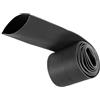 Unifizz Guaina termorestringente Unifizz, 1 m di lunghezza, 35 mm di diametro, 57 mm di larghezza piatta, rapporto 2:1, colore nero
