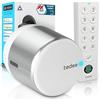 tedee GO2 Alu Serratura Smart Retrofit con Impronta Digitale e Codice PIN | Sblocco Automatico | Serratura Elettronica Senza Cambio Cilindro | Compatibile con Matter, Alexa, Google Home, Apple HomeKit