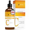 Sylk Siero di vitamina C con acido ialuronico per microneedling ad alto dosaggio + acido ialuronico + vitamina E | rimozione di brufoli e macchie pigmentate viso | Brightening Face Siero per Dermaroller |