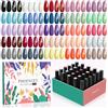Phoenixy 30Pz Smalto Semipermanente Unghie 25 Colori Smalti Semipermanenti per Unghie con Base e Top Coat Kit Smalto Semipermanente per Principianti Nail Art Manicure
