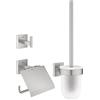 GROHE QUICKFIX Start Cube, Set accessori 3-in-1, Installazione a vite o con colla, Super Steel, 41123DC0