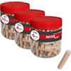 TOX Set tasselli Boltfix Wood (430 pz) in faggio, misure 6/30, 8/40, 10/40, connessioni robuste per mobili, in barattolo, 015909004