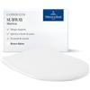 Villeroy & Boch Sedile WC Subway SlimSeat - Coperchio WC bianco lucido in Duroplast - Sedile WC con cerniere in acciaio inox - Coperchio infrangibile ultra piatto a forma di D - Ricambio originale