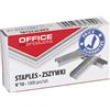 OFFICER PRODUCTS Office Products 18071019 - 19 punti metallici 10/5, 1000 pezzi, colore: Argento