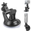 PULUZ Go Pro - Supporto per parabrezza e finestra, per Go Pro Hero 12, con ventosa, per Go Pro Hero 11, 10, 9, 8, 7, 6, 5, DJI Osmo Action e altre action camera