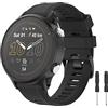 MYSNBKN per Garmin Forerunner 955/Forerunner 945/Forerunner 935 Cinturino, 22mm Cinturino di Ricambio in Silicone per Garmin Fenix 5/Fenix 5 Plus/Quatix 5