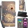 PHINIENLAND Cover per Xiaomi Redmi Note 12 Pro PU Pelle Custodia Flip Dente di leone