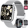 TAOPON Smartwatch Donna con Effettua orologio Chiamate: 1.83" Smart Watch con Bluetooth5.2 Contapassi Sonno 123+ Modalità Sportivo Fitness Tracker IP68 Impermeabile WhatsApp Notifice Compatibile Android iOS