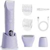 Carehabi Rasoio Elettrico Donna 3 in 1 Impermeabile IPX6 Epilatore Elettrico Donna Depilatore Donna Display LCD Uso a secco/bagnato per Bikini Viso e Corpo