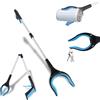 SilverChry Pinza Raccogli Oggetti 83 cm, Pinza Telescopica Magnetica e Testa Rotante a 90°, Grabber Pieghevole Ergonomica, per Giardino e Casa, Anziani e Bambini