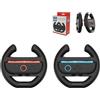 Shiptree Volanti per Switch 2, Ergonomici, Stabili e Compatti, Accessori per Giochi Sportivi Familari Compatibili con i Controller di Switch 2, Neri (2 Pz)