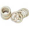 JOWE® - Anelli in Legno di faggio, Diametro 56 mm, 10 Pezzi, Made in Austria