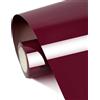 FOSER Pellicola per plotter in tessuto, 30,5 cm x 3 m, per tessuti, fai da te (rosso bordeaux)