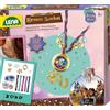 Lena Happy Horse Dream Locket - Set di gioielli fai da te con collana a medaglione, ciondolo a forma di cavallo, paillettes da riempire e effetto shaker, set di gioielli da bambina per bambini dai 6