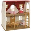 Sylvanian Families - Set Casetta Accogliente Starter Home con Coniglietta Cioccolato, Mobili Essenziali e Luce Funzionante - Modello 5567
