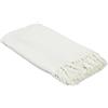 HOME DECO FACTORY Jete de Canape Gaufre - Tappeto da letto, 130 x 160 cm, colore: Avorio