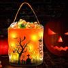 mizikuu Sacchetti Dolcetto o Scherzetto, Sacchetti Halloween LED Luminoso Sacchetti Regalo Sacchetti Caramelle Halloween Zucca Sacchetti Halloween per Confezioni di Regali, Articoli per Feste