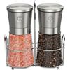 Oliver's Kitchen ® Set Macinasale e Macinapepe - 2 Macinatori in Ceramica di Qualità - Semplici da Riempire e Utilizzare - Condisci alla Perfezione con la Grossezza Regolabile - Ampia Capacità