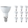 SEBSON Lampadine LED E14 2,5W 450lm Bianco Caldo - Classe di Efficienza Energetica A - Sostituisce 50W Alogena - Riflettore 90° ø50x70mm - Set di 10