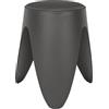 HOME DECO FACTORY, HD0294, Sgabello Eve Grey, Les P'Tits Prix, Contemporaneo, Mobili, Seduta, Panca e Sgabello, 30x46x30 cm, Altezza seduta 46 cm, Grigio