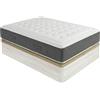 DUÉRMETE ONLINE - Pack Materasso viscoelastico Bio Nature Spessore 24 cm + Canapé Legno Pieghevole Grande capacità | Colore Polare 135 x 190